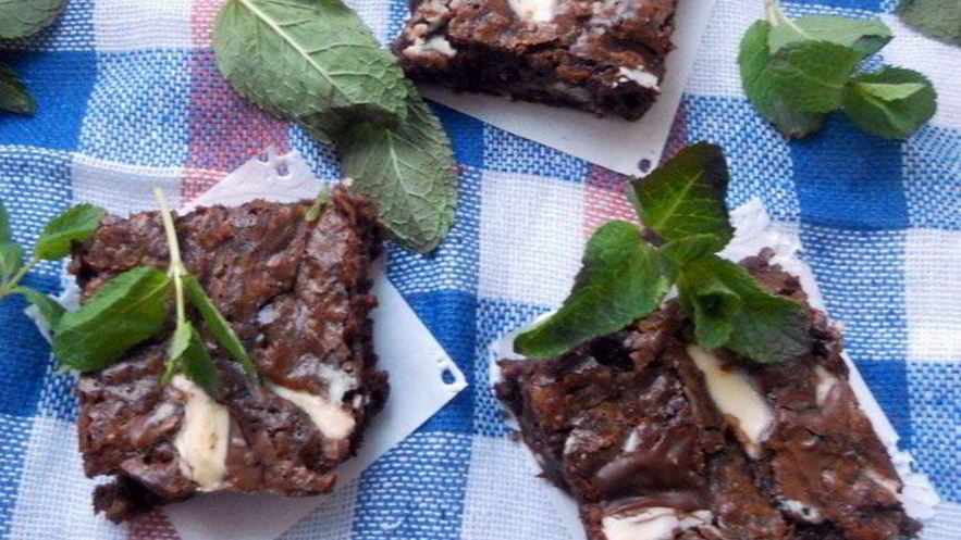 Рецепт мятного и чрезвычайно шоколадный брауни