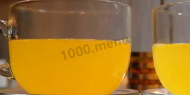 Рецепт облепихового чая