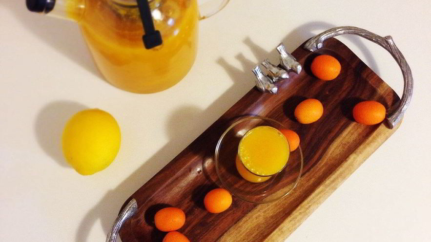 Рецепт облепихового нечайного чая с имбирем