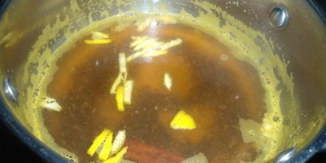 Рецепт согревающего мандаринового чая