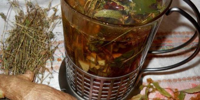 Рецепт травяного чая здоровье с имбирем и корицей