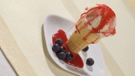 Рецепт Черничного сиропа с ароматом имбиря