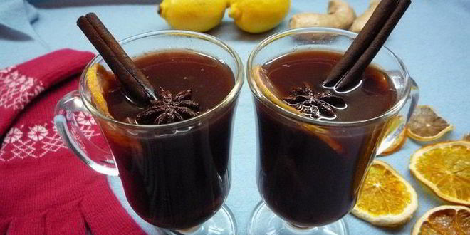 Рецепт безалкогольного глинтвейна с курагой и черносливом