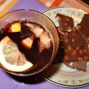 Рецепт Глинтвейна с лимоном и медом