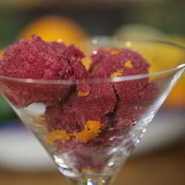 Сорбе из глинтвейна