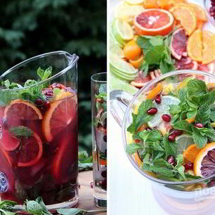 Рецепт Гранатово-цитрусового коктейль