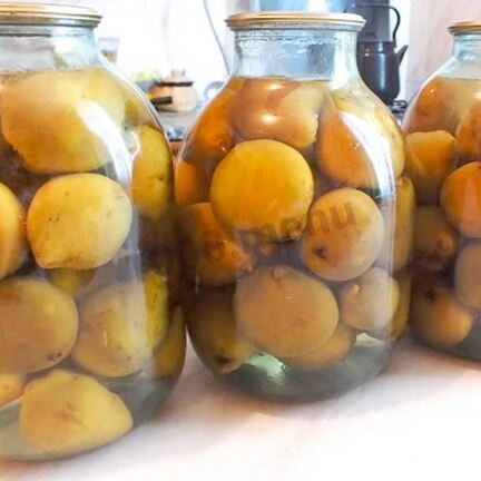 Рецепт Груш консервированных целиком в сиропе на зиму