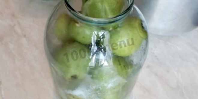 Рецепт груш консервированных целиком в сиропе на зиму