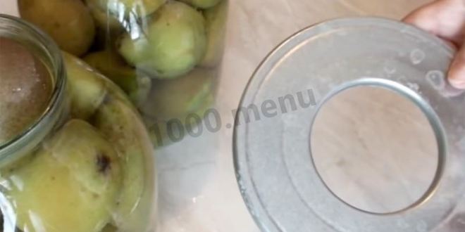 Рецепт груш консервированных целиком в сиропе на зиму