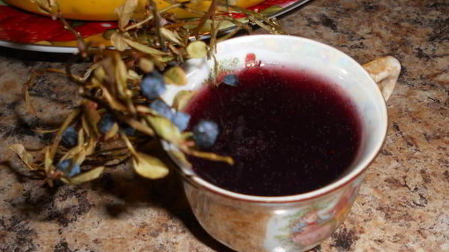 Рецепт киселя черничного