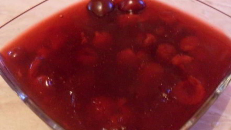 Рецепт киселя из черешни
