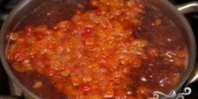 Рецепт киселя из калины