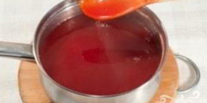 Рецепт киселя из малины