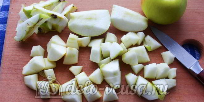 Рецепт киселя из мандаринов и яблок