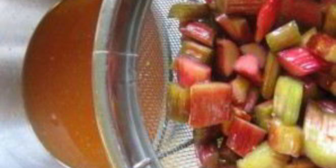 Рецепт киселя из ревеня