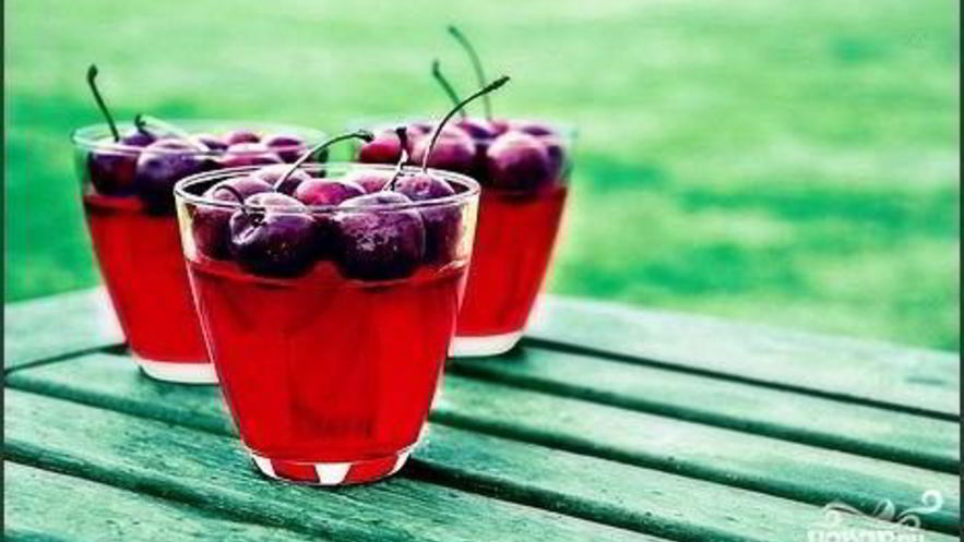 Рецепт киселя из вишни
