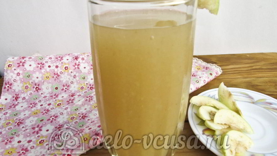 Рецепт киселя из яблок