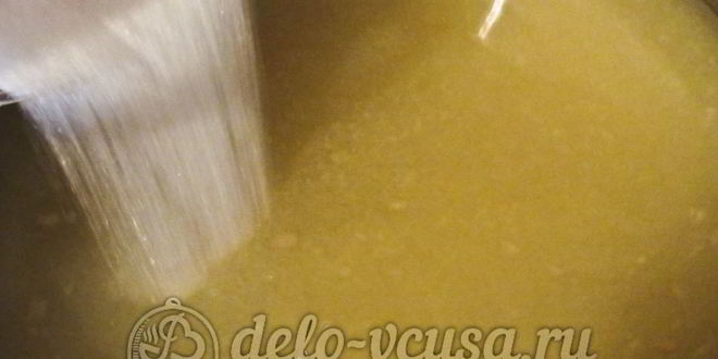 Рецепт киселя из яблок