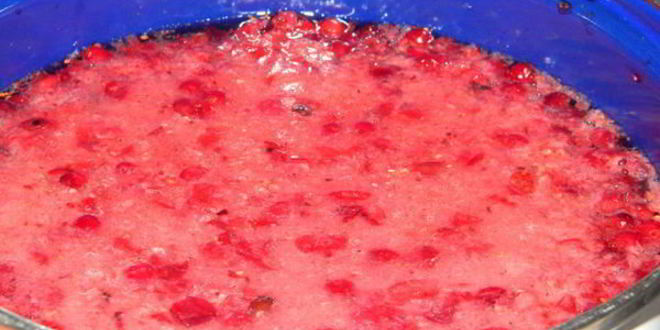 Рецепт киселя клюквенного