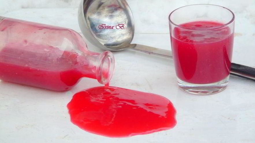 Рецепт малинового киселя