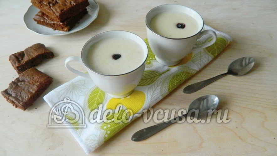 Рецепт молочного киселя