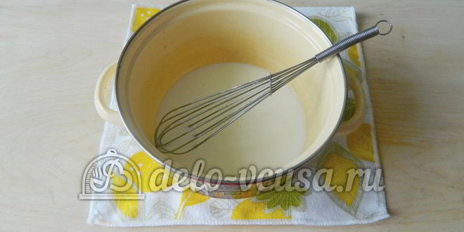 Рецепт молочного киселя