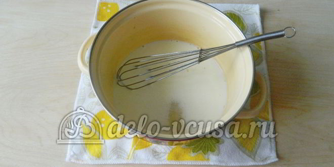 Рецепт молочного киселя