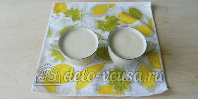 Рецепт молочного киселя