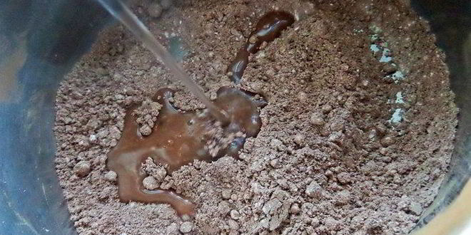 Рецепт шоколадна-овсяного кисель