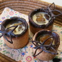 Рецепт Ледяного кофе в песочных штофах Палитра