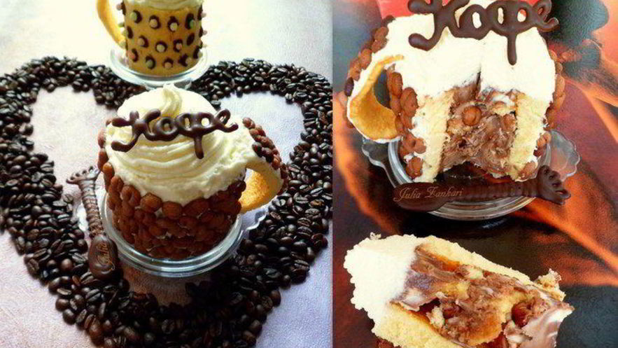 Рецепт мини-торт чашка кофе