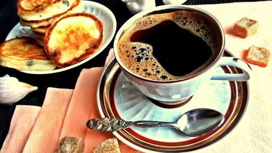 Рецепт пикантного кофе с чесноком