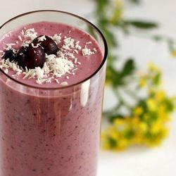 Рецепт Кокосового коктейля с ягодами