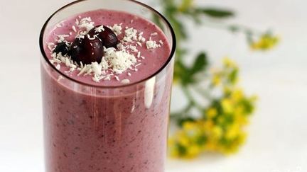 Рецепт Кокосового коктейля с ягодами