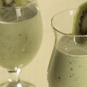 Рецепт Коктейля с киви и бананом