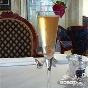 Рецепт Коктейля с игристым вином