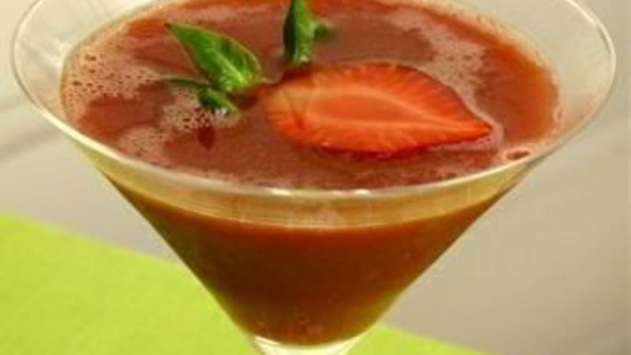 Рецепт клубничного коктейля с горячим шоколадом