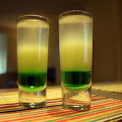 Рецепт Коктейля Зеленого мексиканец