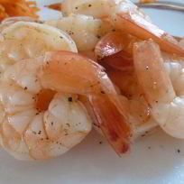 Рецепт Жареных креветок с текилой