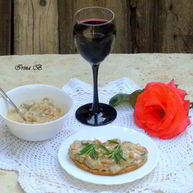 Рецепт Грибного соте с вином и горгонзолой