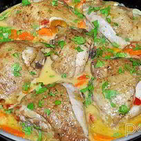 Рецепт Курицы с вином по-грузински