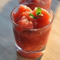 Рецепт Клубничной граниты с водкой