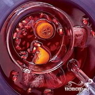 Рецепт Коктейля с кумкватом и гранатом