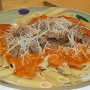 Рецепт Пасты пенне с водкой