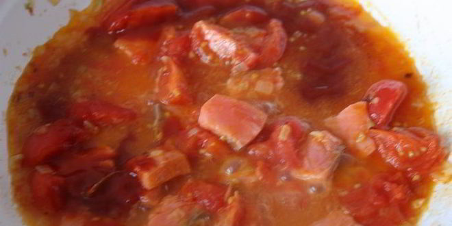 Рецепт пасты с водкой, семгой и помидорками черри