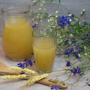 Рецепт Кваса из дрожжей и сахара