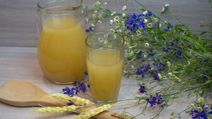 Рецепт кваса из дрожжей и сахара