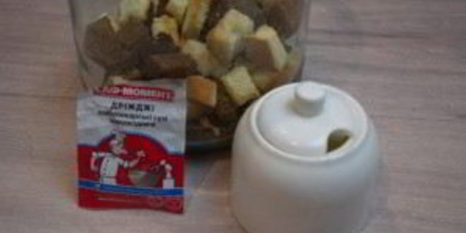 Рецепт кваса из дрожжей и сахара