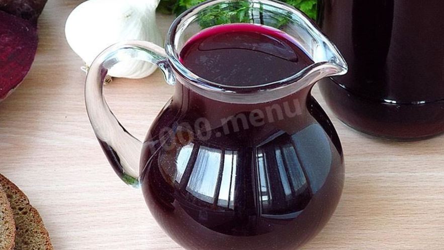 Рецепт свекольного кваса без дрожжей