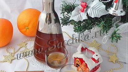 Рецепт Пряного зимнего ликера